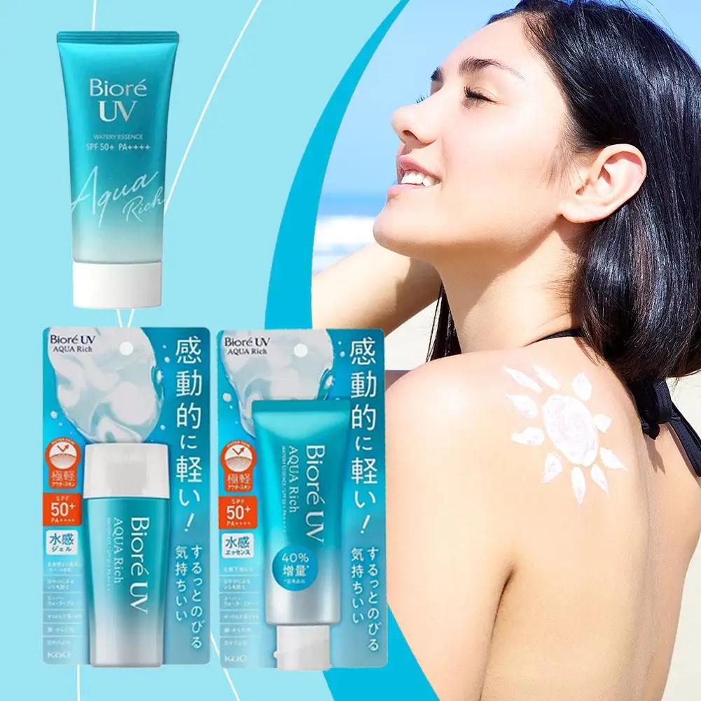 Japan Biore SPF50+ Sunscreen Waterproof UV Protection Gel Sunblock Cream Moisturizing Anti UV Lotion for Face Body Skin Care