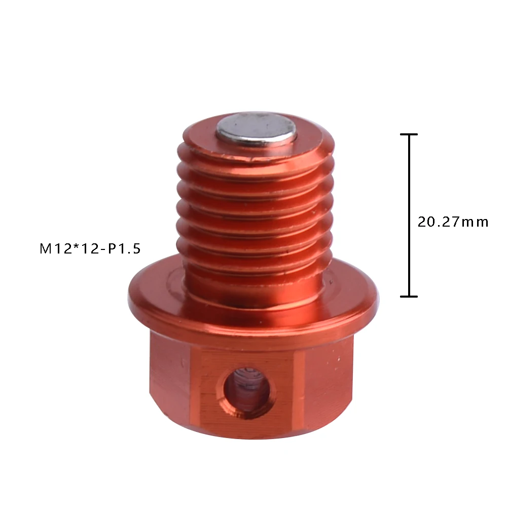 Tuerca magnética de sumidero de aceite, tornillo de drenaje, JDM, M8, M10, M12, M14, M16, M18X1.5/1,25 MM