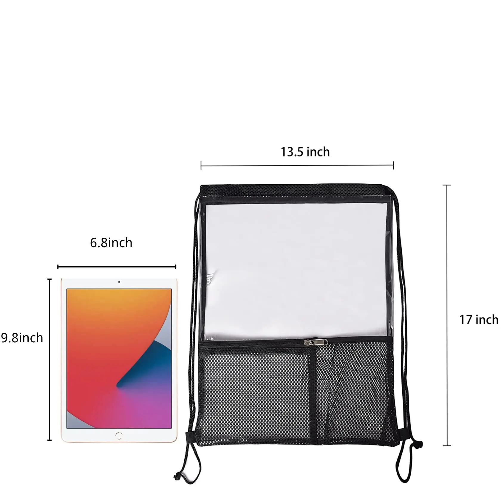 Clear Drawstring Bag,Children\'s swimming bag waterproof storage bag beach bag,Backpack for Concert Sport Festival Travel Work