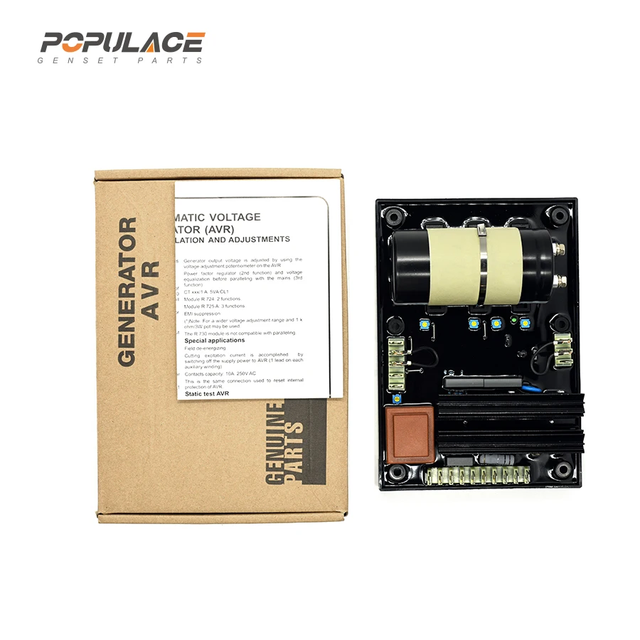 

R448 AVR Automatic Voltage Regulator For Brushless Generator Stabilizer Three Phase Adjustable Generator Parts Accessories