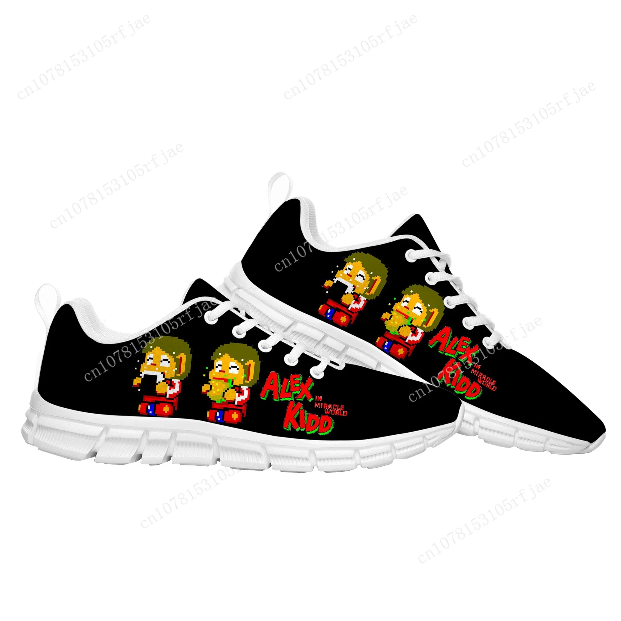 

Alex Kidd Спортивная обувь на заказ Высокое качество Мультяшные игры Мужские женские подростковые модные кроссовки на заказ Пара обуви