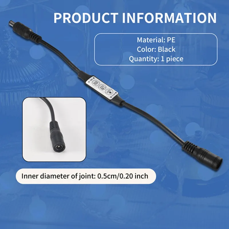 M11K-Mini Remote Controller 12A 12V-24V Dimmer For LED Tape Strips Monochrome Controller