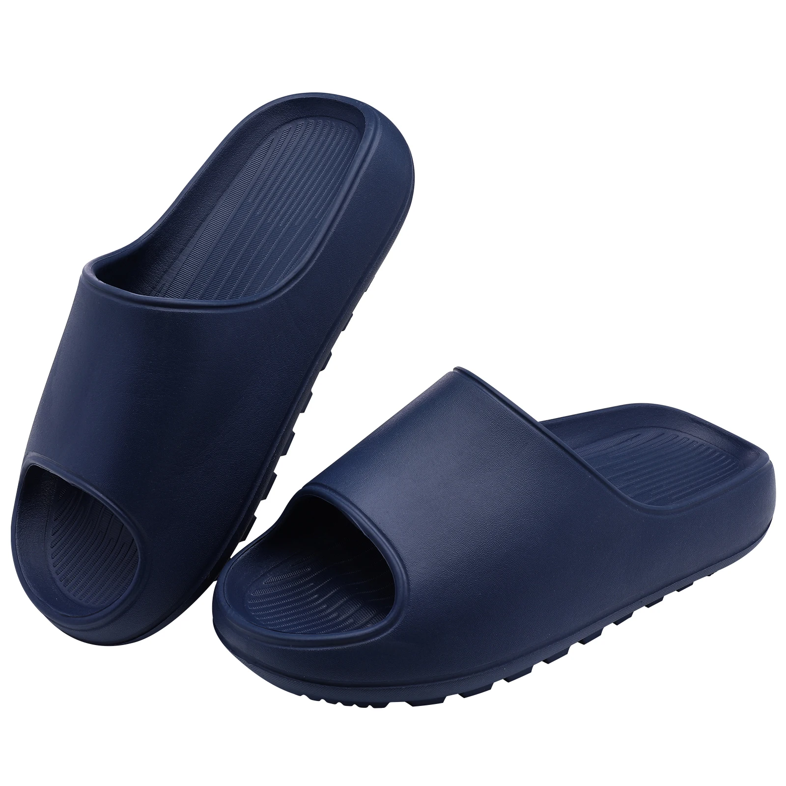 Pallene Fashion Thick Sole Slippers For Women Men Thick Bottom Summer Sandals Men Beach Slippers Anti-slip Shower House Shoes