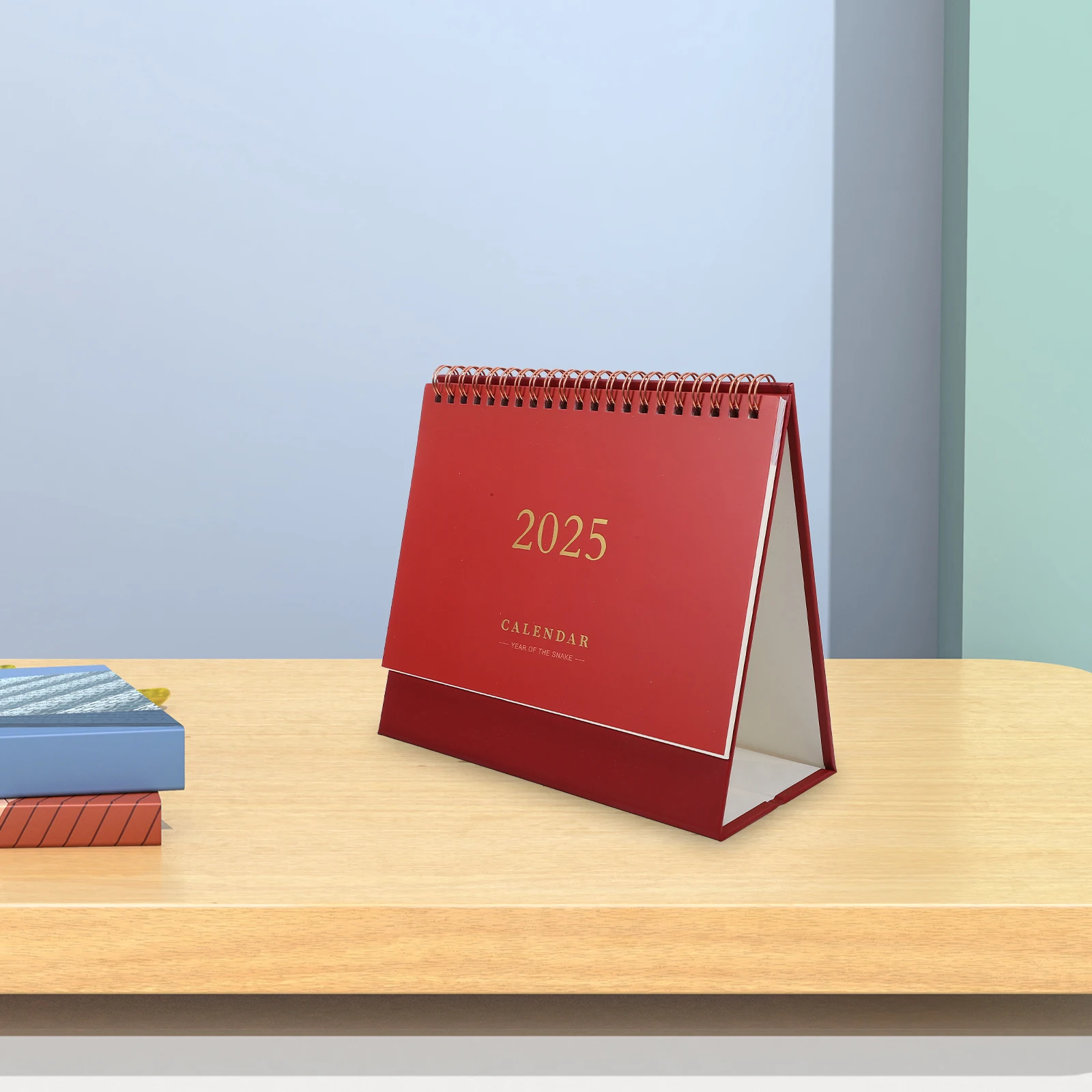 

Gold Stamping Calendar Desk Calenders Daily for Standing Decoration Calendars up Delicate