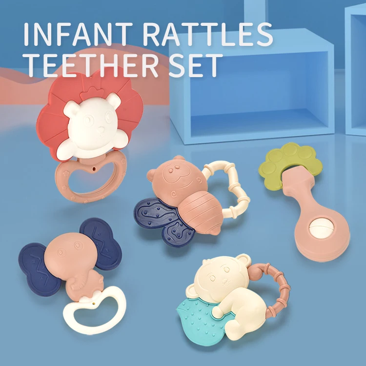 

Infant Interactive Rattle & Teething Toy - Early Education, Chewable, and Engaging for Ages 0-12 Months