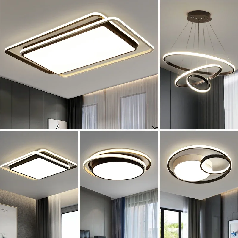 Guangdong Zhongshan Lighting Factory Direct Sales Combination Whole House Package Modern Simple Atmospheric Ceiling
