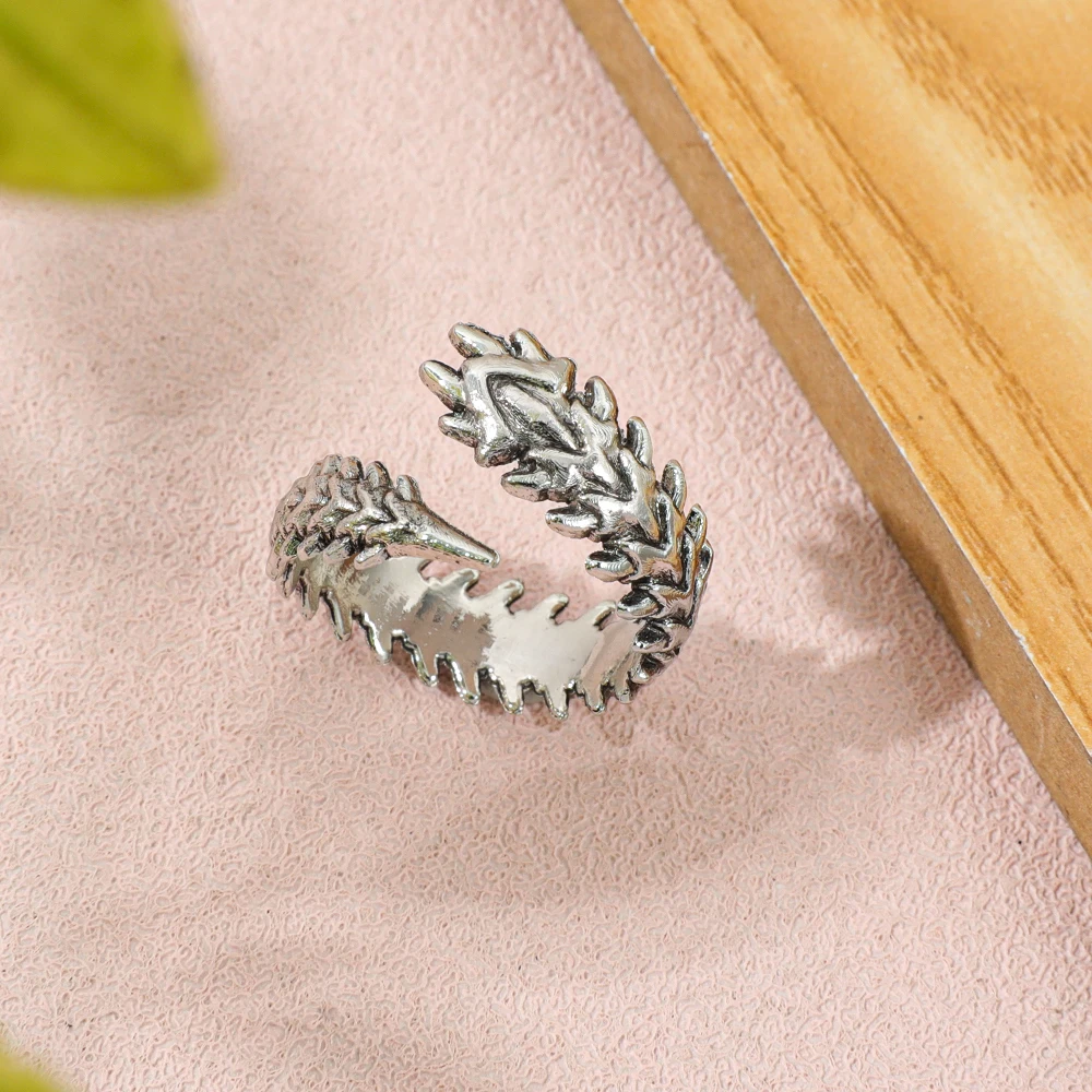 빈티지 펑크 센티피드 커플링 고딕 기하학 척추 모양 다 - Street Fashion Rings 리뷰 및 가격
