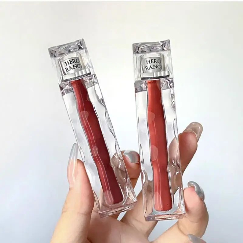 HERORANGE Waterproof Nonstick Cup Mirror Lip Glaze Long Lasting Lip Gloss Tint Dyeing Liquid Lipstick Beauty Makeup Cosmetic