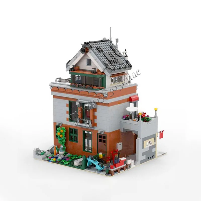 2152 pçs medieval de luxo antigo mansão europeia modelo modular arquitetura bloco construção diy educação montagem crianças brinquedos presentes