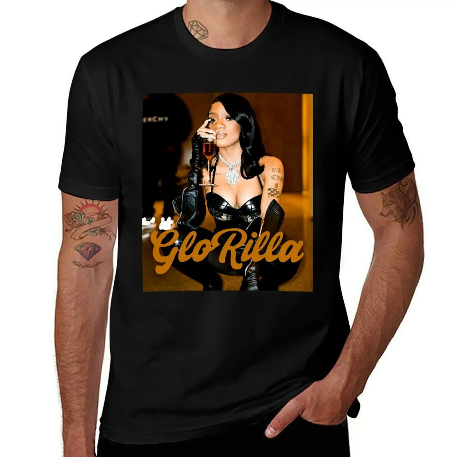 

GLORILLA T-Shirt blanks anime vintage clothes mens graphic t-shirts anime