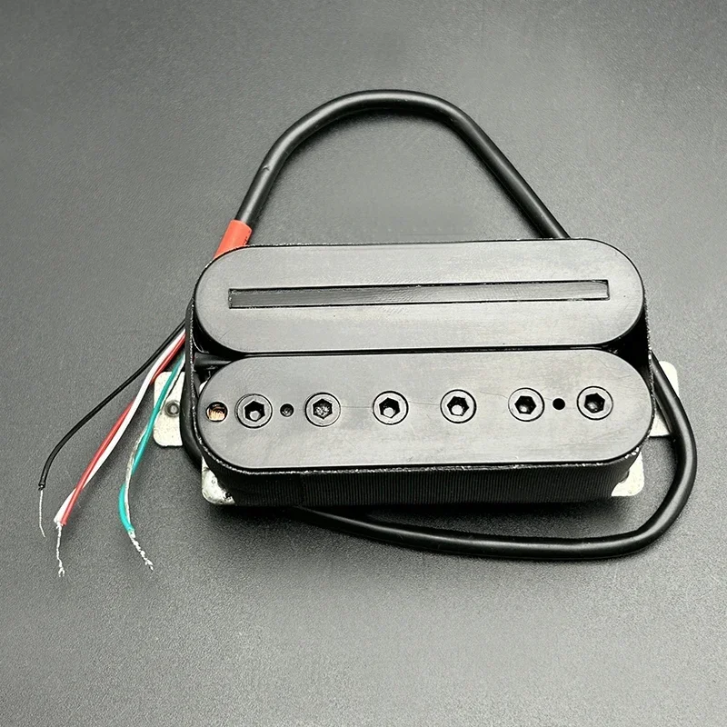 

Alnico V Electric Guitar Humbucker Blade/Hex Screw Adjusting Dual Coil Guitar Pickup with 4-Conduct Cable Coil Splitting 16-17K