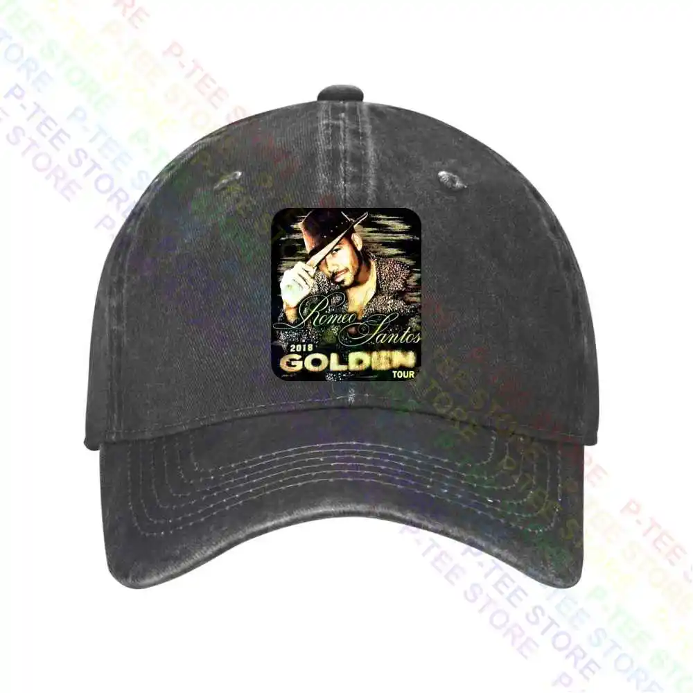 Romeo Santos Golden Tour 2018 Baseball Cap Snapback Caps Knitted Bucket Hat