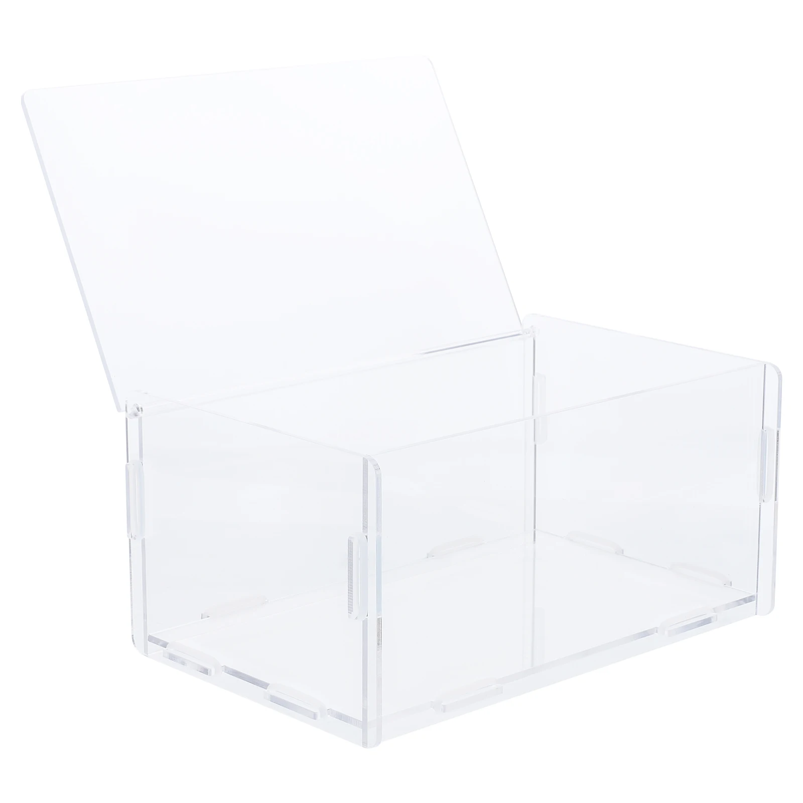 

Acrylic Storage Box Clear Multipurpose Home ganizer Transparent Container for Dryer Sheets Lightweight Practical