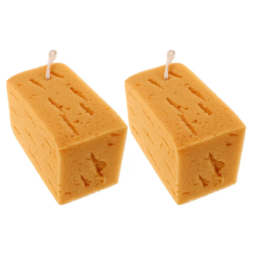 

2pcs Car Wash Sponge High-Density Foam Soft Non-Scratch For Auto Detailing Car Cleaning Multi-Use Sponge For Windows Mirrors