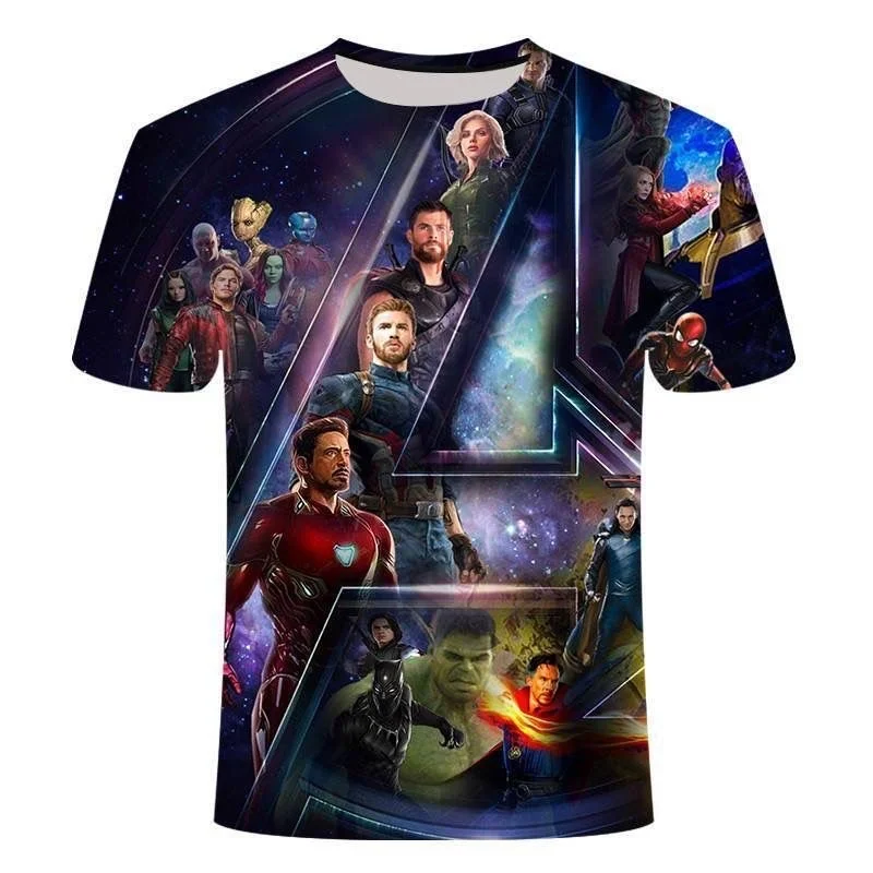 Superhelden-Mode 3D-Druck T-Shirt Schnelltrocknend Schweißabsorbierend Sportlich Bequem Familienoutfit Hochwertig Y2K 2026 – Detail 13