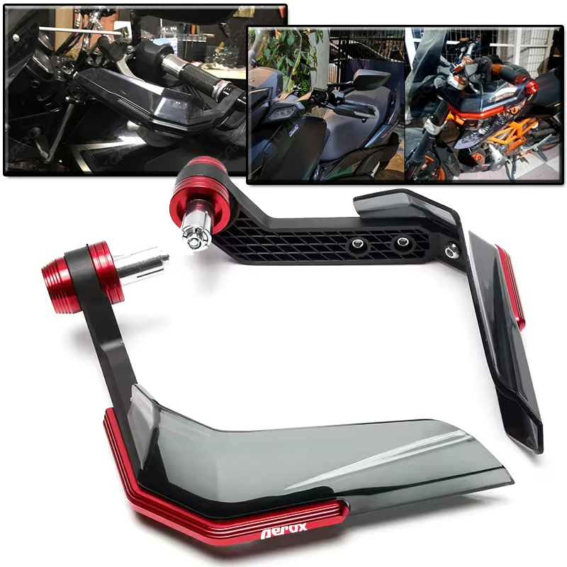 Для YAMAHA NVX155 AEROX155 NVX 155 2017 2024 2023 модифицированное лобовое стекло мотоцикла, ручка, защитный чехол на руль