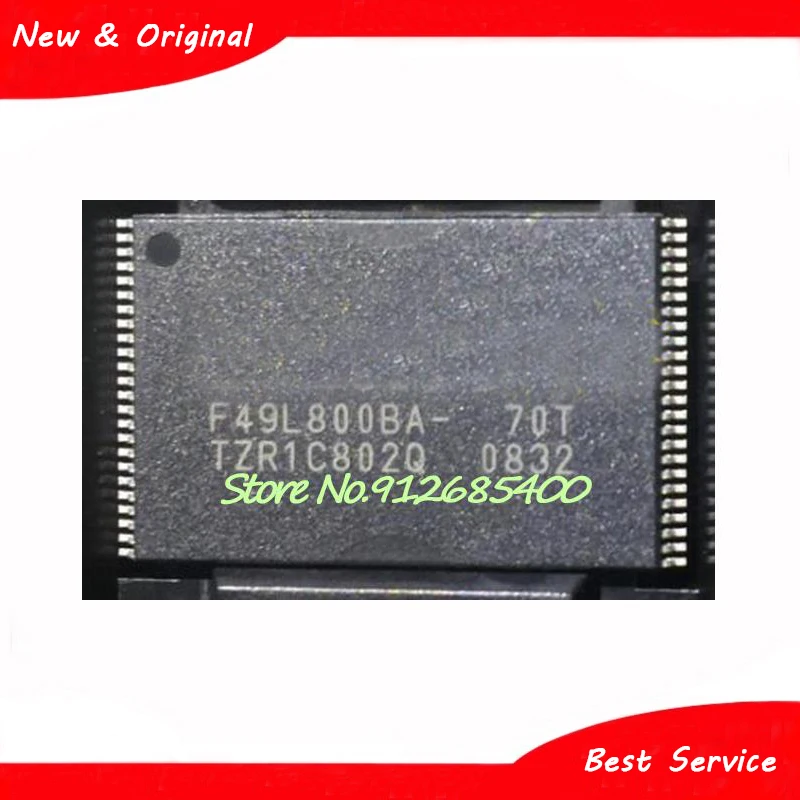 F49L800BA-70TG TSOP48, 10 unidades/lote, nuevo y Original, en Stock