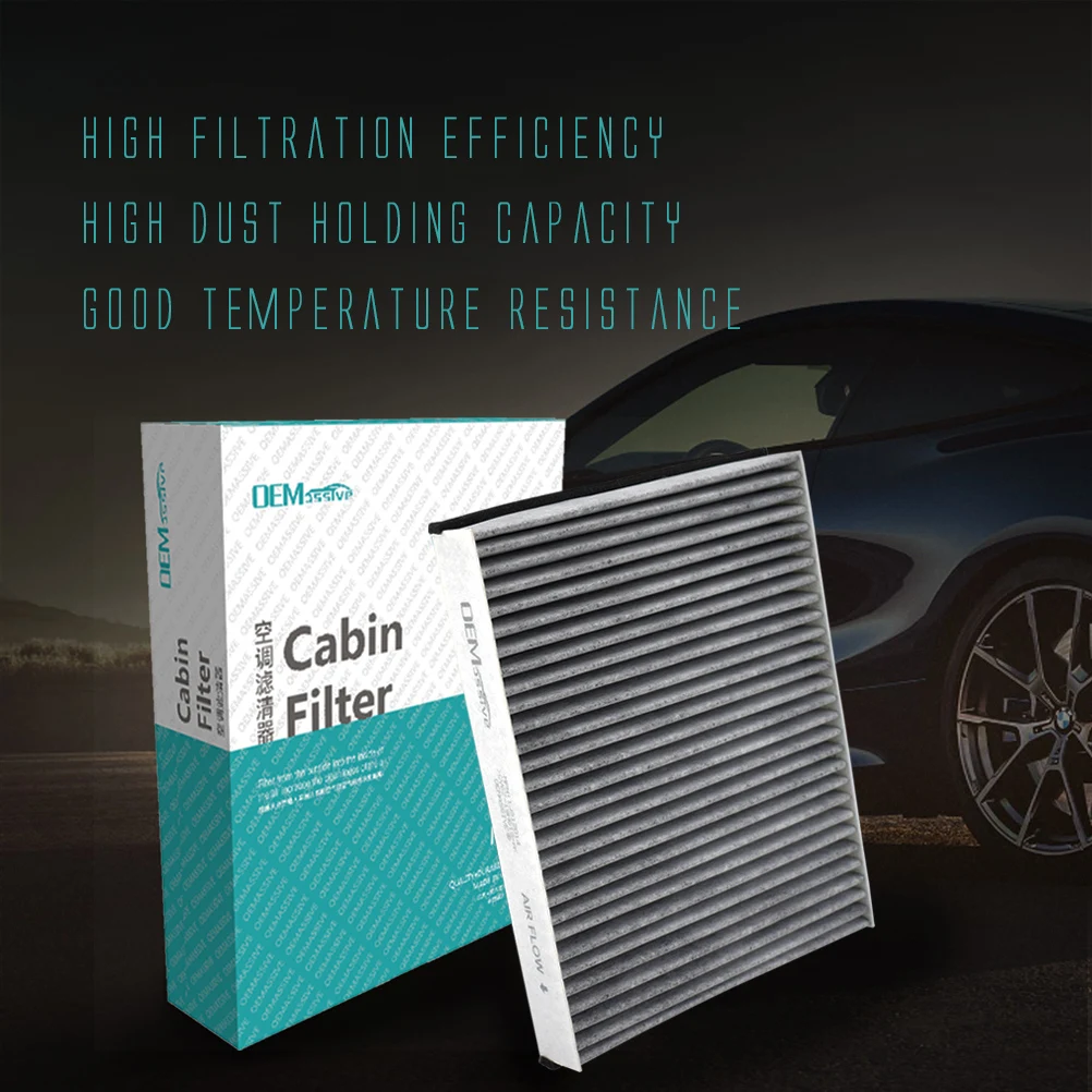 Car Pollen Cabin Filter Activated Carbon CV6Z-19N619-A AV6N-19G244-AA For Ford C-Max Escape Kuga Focus Transit Connect Volvo V40