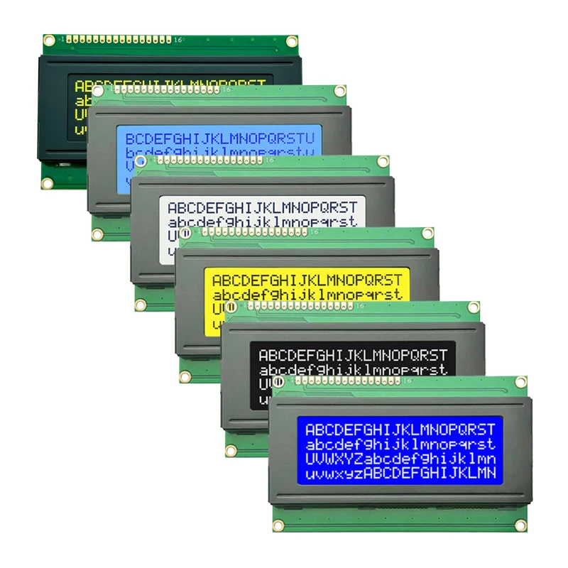 20x4 caratteri LCD 2004A display lcd modulo lcm STN giallo verde blu schermo grigio FSTN sfondo bianco e VA