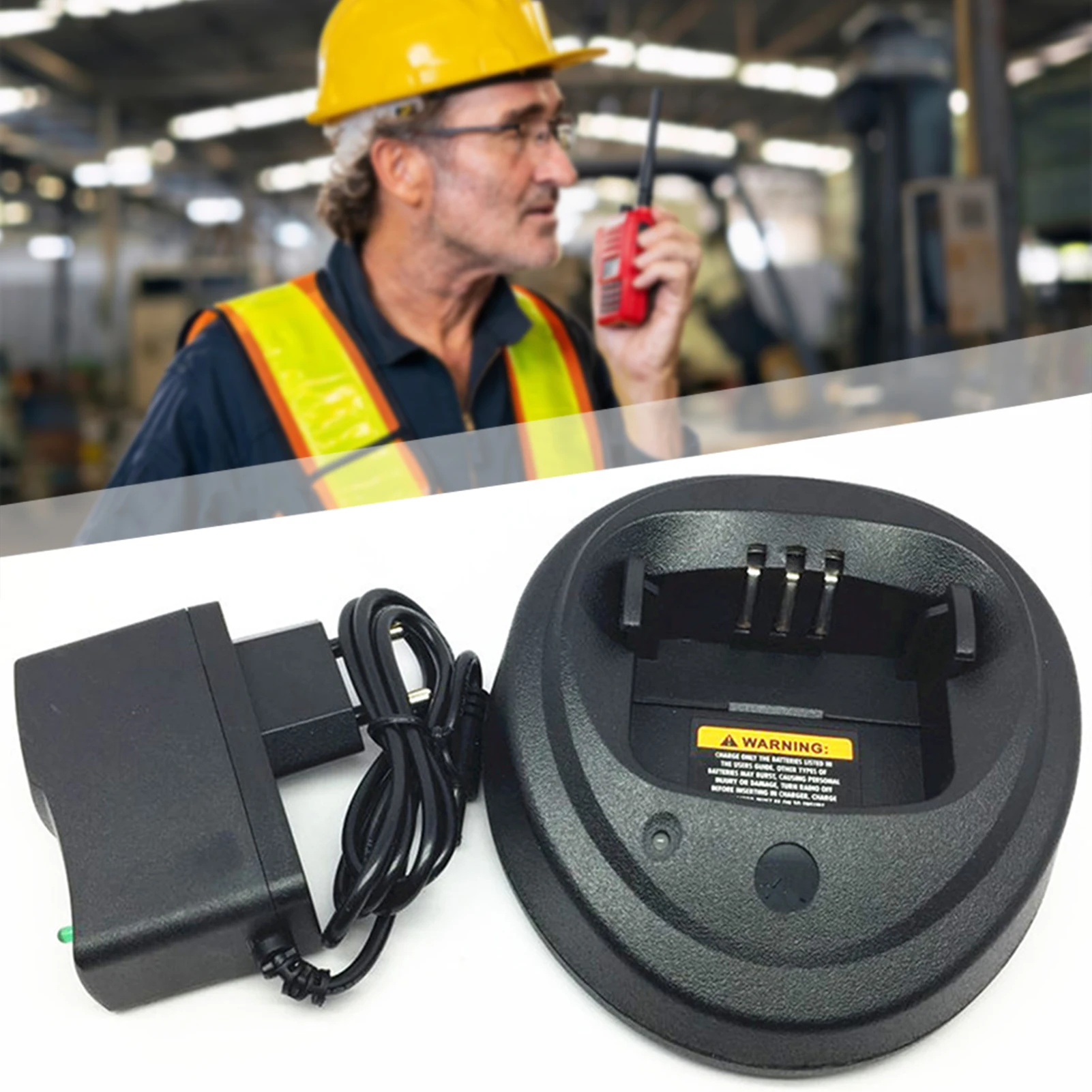 

Настольное зарядное устройство для рации, универсальный источник питания радио для двусторонней радиосвязи