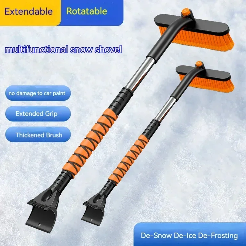 1pcs Car-Mounted Snow Shovel Ice Scraper Winter Car Windshield Snow Removal Tool Vehicle Glass Cleaning Snow Removal Device