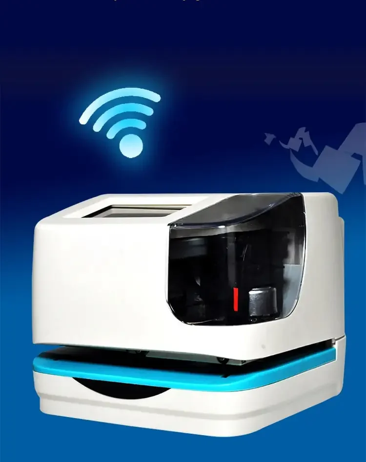 AP50 Digital WIFI Automatic Date & Time Stamp Machine Touch Screen Night Vision Customizable Logo-for Financial Bill Counting
