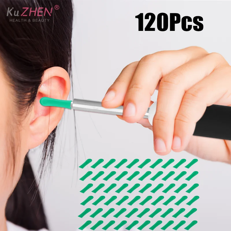 120Pcs Green Ear Sp… - image