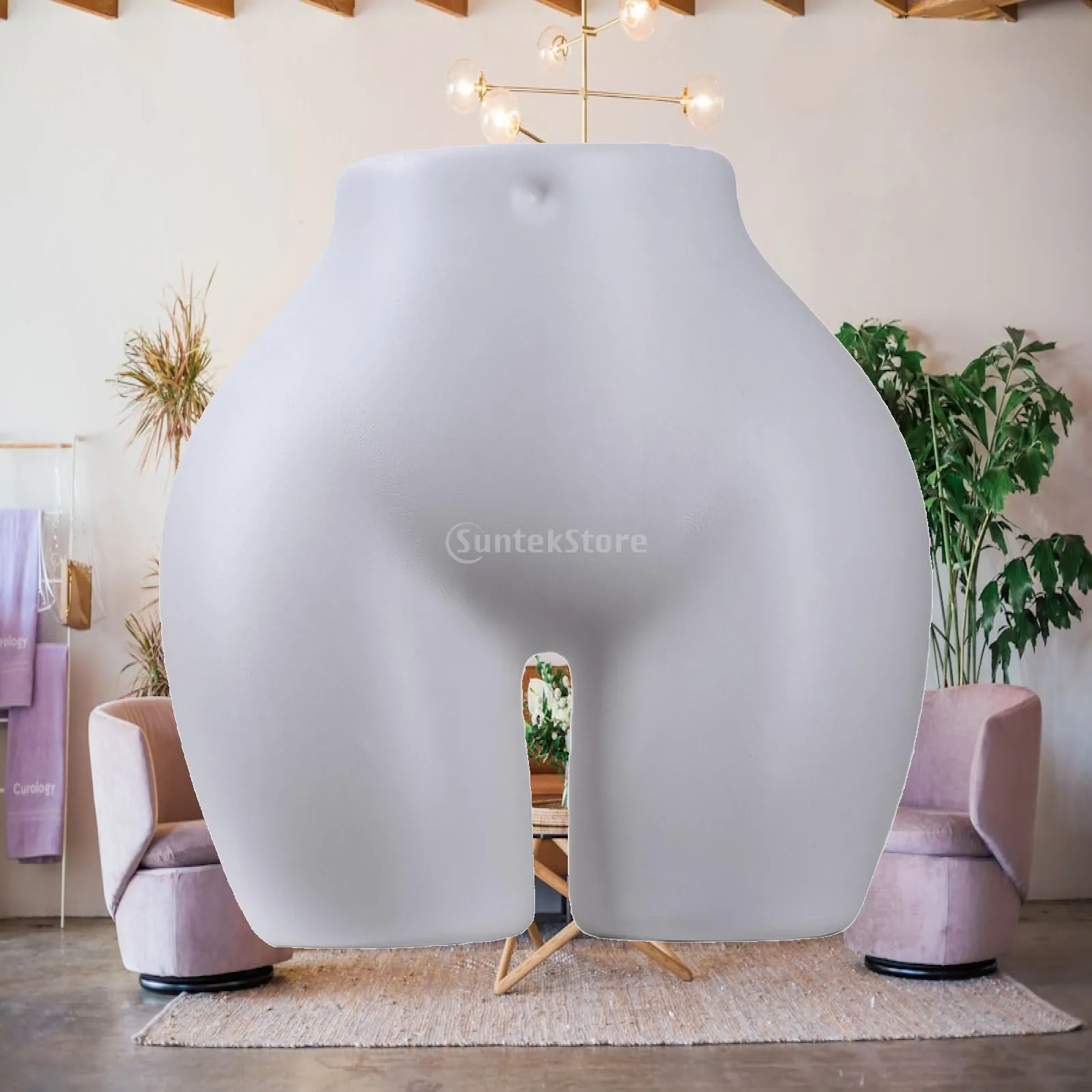 Hip Buttocks Mannequin for Women Lower Torso Display Form Fiberglass Curvy Shapewear Rack for Boutique Window Shop Display
