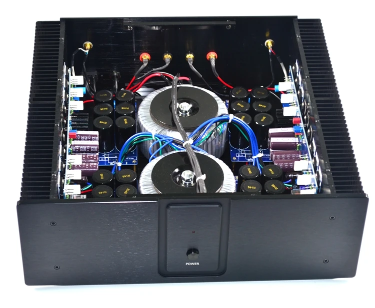 YS-audio Class AB 265W*2 \Class A 50W*2 KSA100  pure power amplifier circuit double transformer KSA100,10HZ-30KHZ