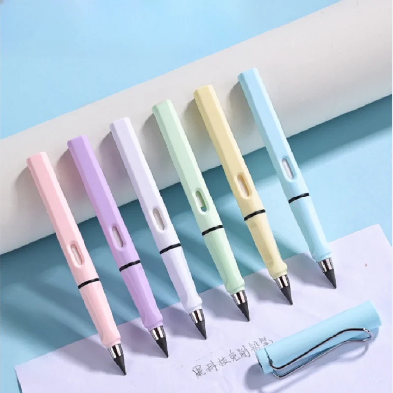 1Pc Eternal Pencil Unlimited Writing No Ink Pen Pencils For Writing Art Sketch Stationery Kawaii Pen School Supplies