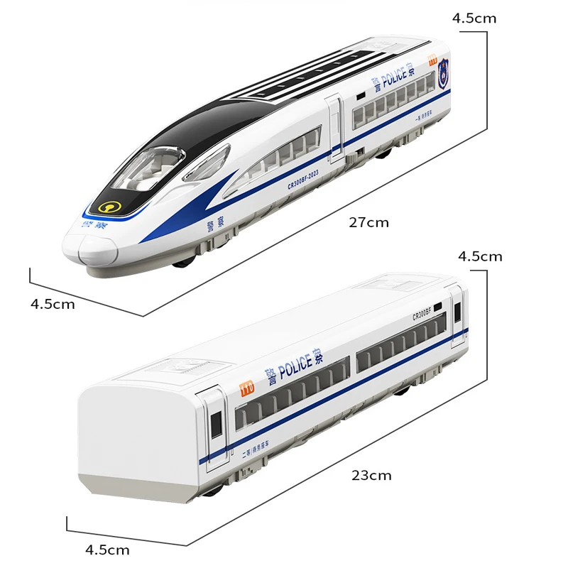 ของเล่นรถไฟไฟฟ้าความเร็วสูงรถไฟของเล่นรถไฟ Fuxing Harmony TRACK ของเล่นรถไฟรุ่น Voice Broadcast สวิทช์ประตูของเล่นเด็กของขวัญ