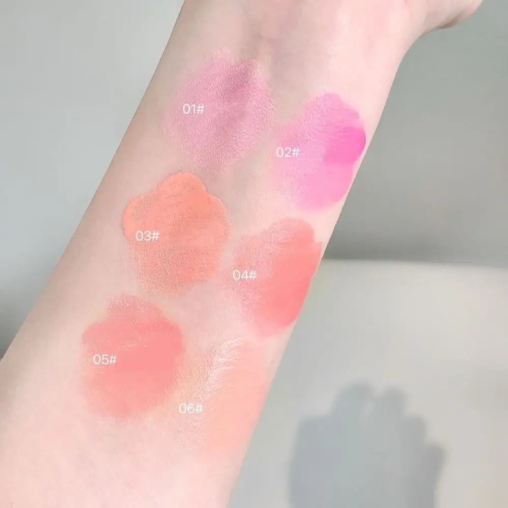 Colorete líquido hidratante tipo prensado, colorete líquido para mejillas, crema que mejora el Color, maquillaje duradero, Cosméticos de maquillaje para mujeres