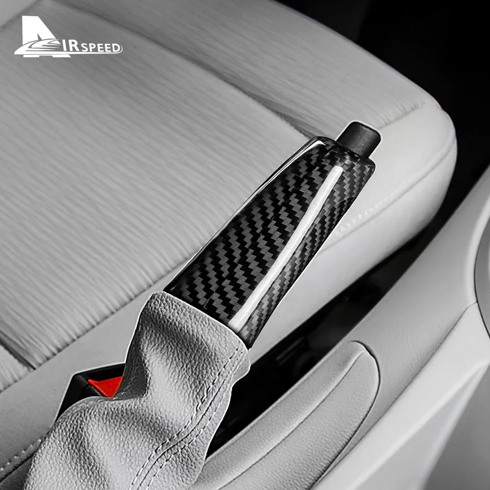 

AIRSPEED Handbrake Replace Cover for BMW E90 E92 E60 E63 E64 E81 E82 E88 E91 E87 F20 F30 F34 F36 Real Carbon Fiber Interior Trim
