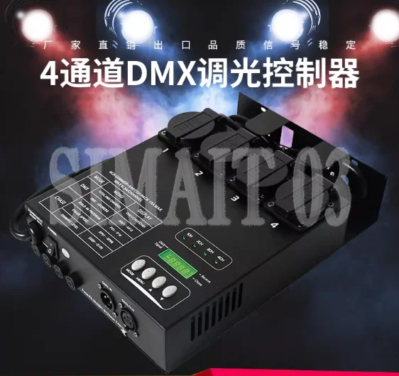 

4-канальный цифровой диммер DMX | Контроллер светодиодного освещения