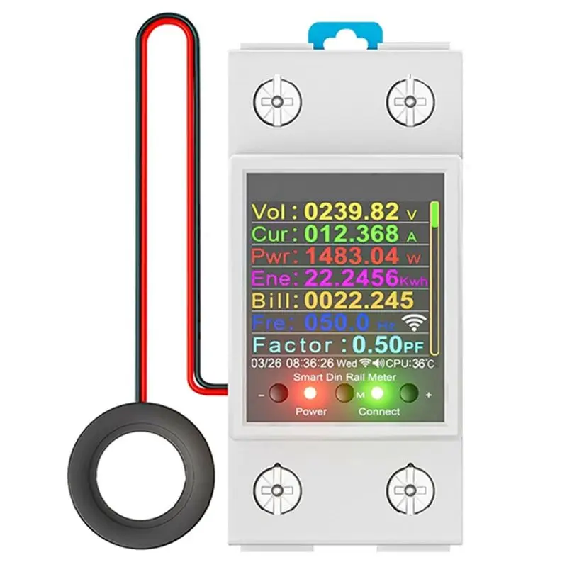 compteur-d'energie-intelligent-tuya-wifi-t23c-100a-sur-rail-din-avec-affichage-numerique-et-bobine-a-inductance-mutuelle