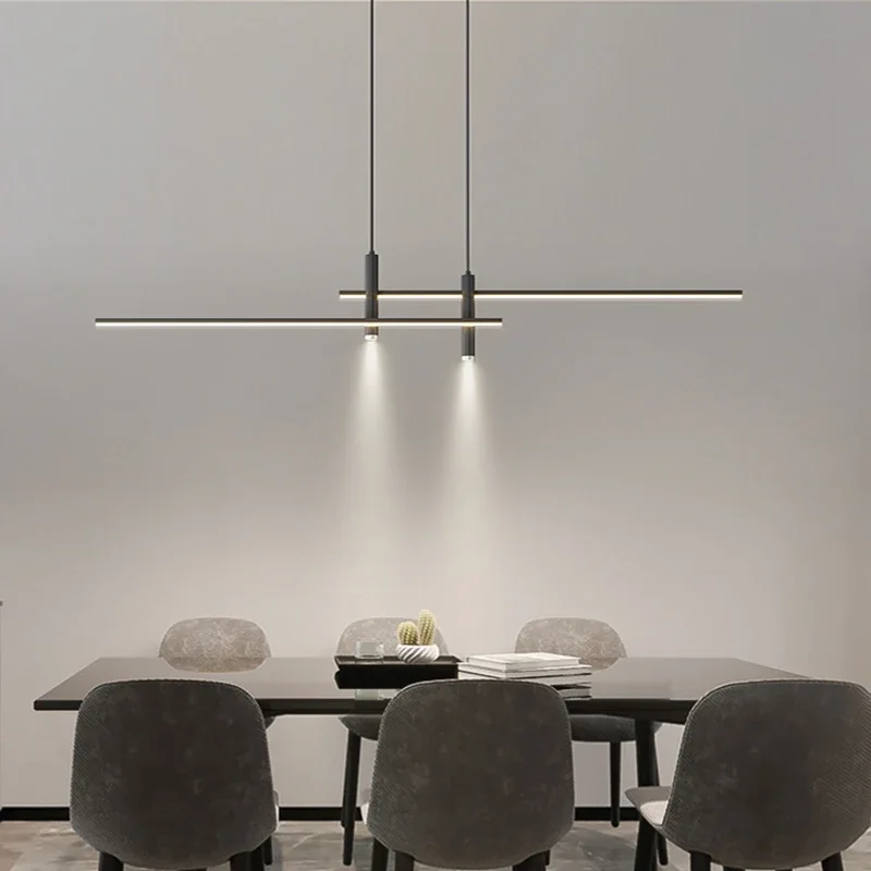 Modern LED Pendant Lights Bar Counter Dining Room Table Lights Spotlights Simple And Contemporary Nordic villa hotel lobby