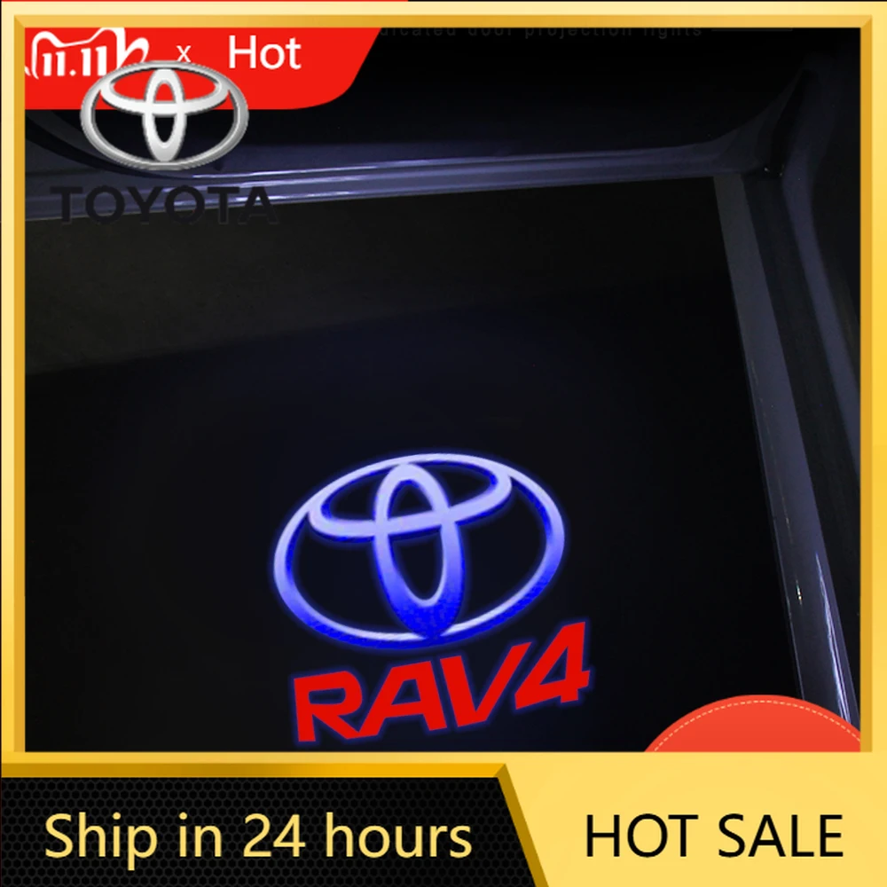 

Новые светодиодные проекторы логотипов для дверей автомобиля Toyota 2026: лазерные лампы-проекторы для Toyota Camry, Prius, Corolla, Land Cruiser (ночная подсветка)
