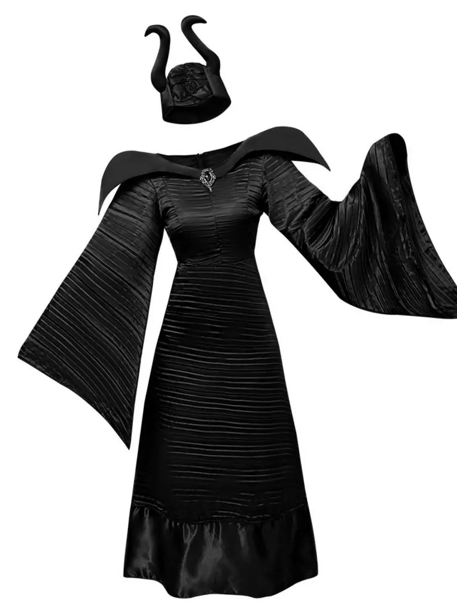 ชุดคอสเพลย์แม่มด S Beau สำหรับงานฮาโลวีน ชุดแสดงบนเวที ชุดประจำชาติสำหรับผู้หญิง