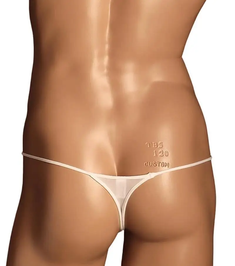 6pcs Low Rise Sheer Ice Silk Thong Panties  for Men Stretch Material, 3D Contour Pouch Fashion Sexy Male Underwea