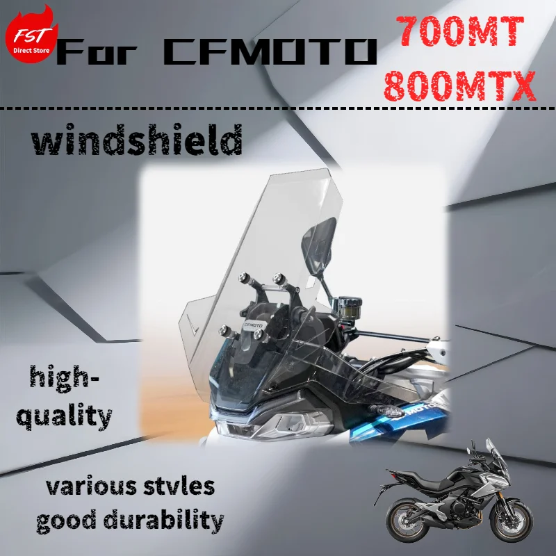 

For CFMoto 700MT 800MTX front windshield modification straight windshield parts