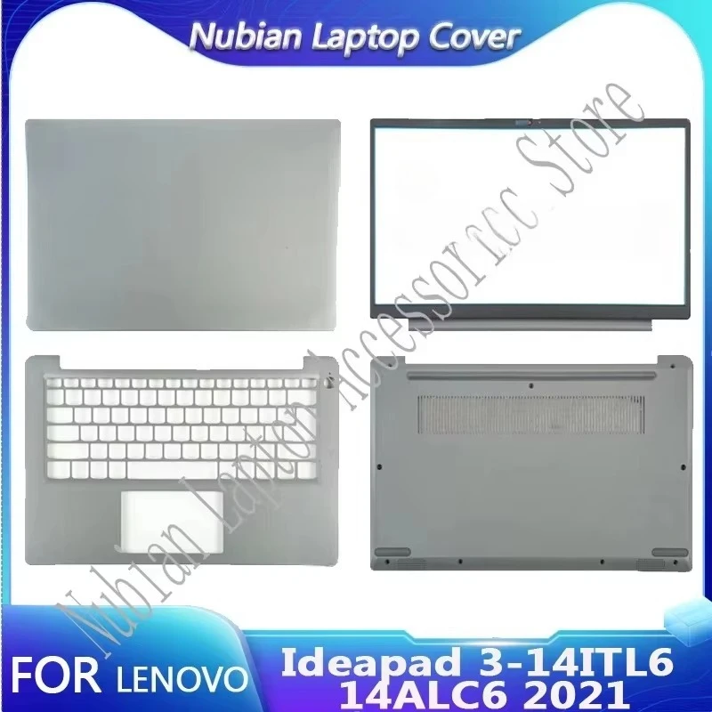 

For Lenovo Ideapad 3-14ITL6 14ALC6 2021 LCD Back Cover Front Bezel Palmrest Bottom Case Replacement Free Ship