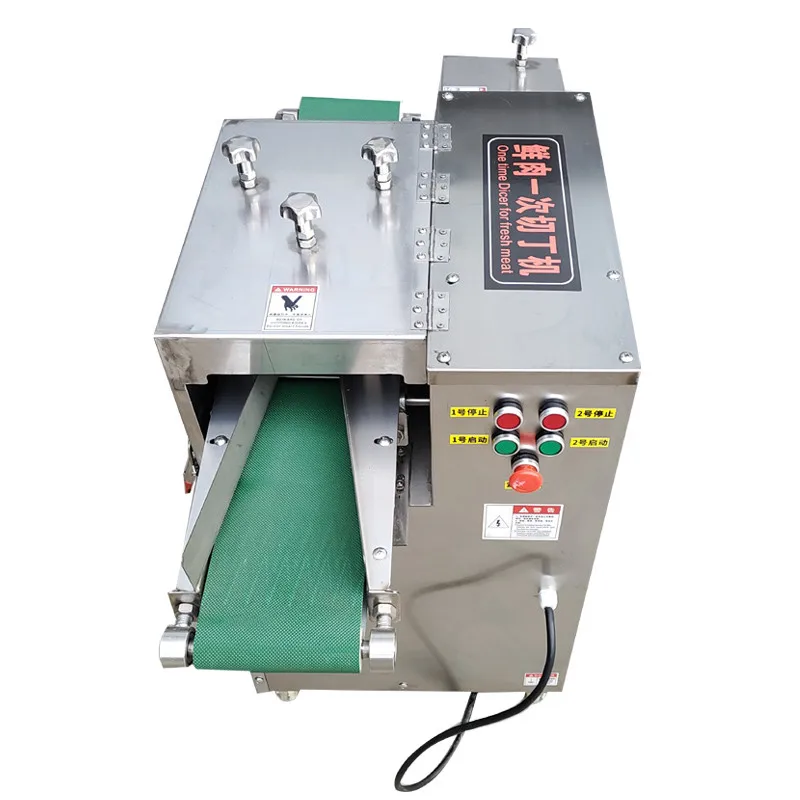 Large Commercial Chicken Meat Diced Machine For Cutting Chicken Beef Duck Meat Cutting Machine