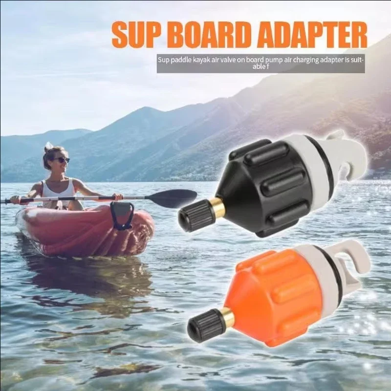 1Pc Surfplank Luchtpomp Adapter Opblaasbare Stand Up Paddle Board Rubber Boot Kajak Ventiel Compressor Compressor Converter Surfen Mondstuk