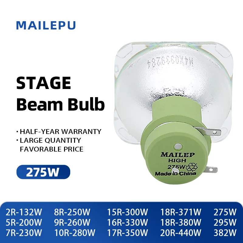 1PCS/Lot 275W Lamp SIRIUS HRI 275W Moving Head Beam Light Bulb Replaceable with MSD Platinum Sharpy 275w Lamp