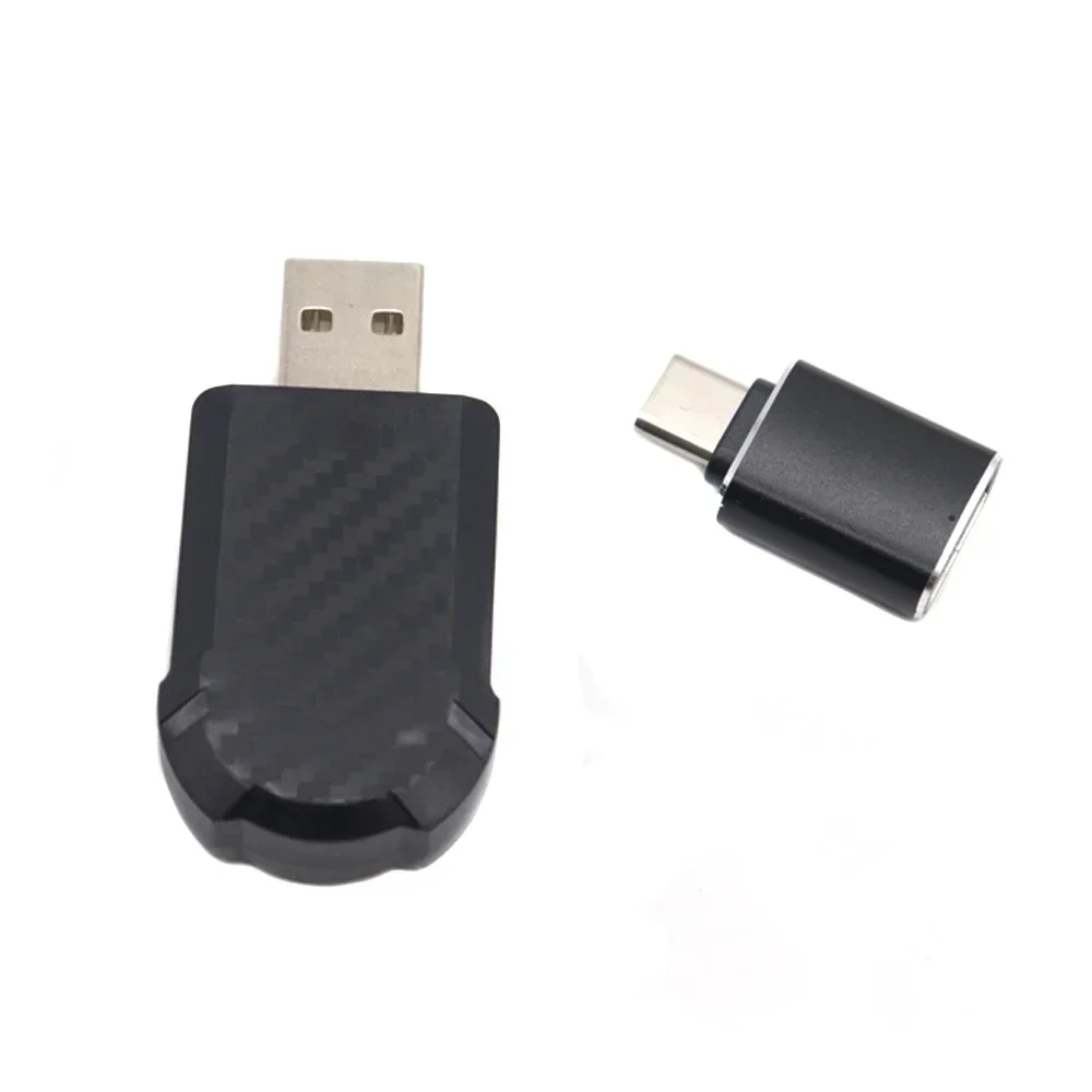 2 in 1 Car Wireless Carplay Adapter Plug and Play Type-C/USB For iOS Apple Android Smart Auto Connect Installation Instructions