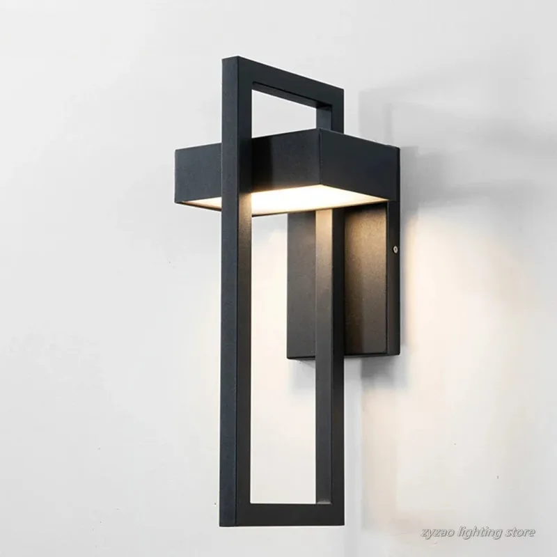 Hollow Design Proch Lights Outdoor Home Decor Wall Lamp Light Garden Lighting Porch Waterproof Balcony Courtyard Wall Lamps