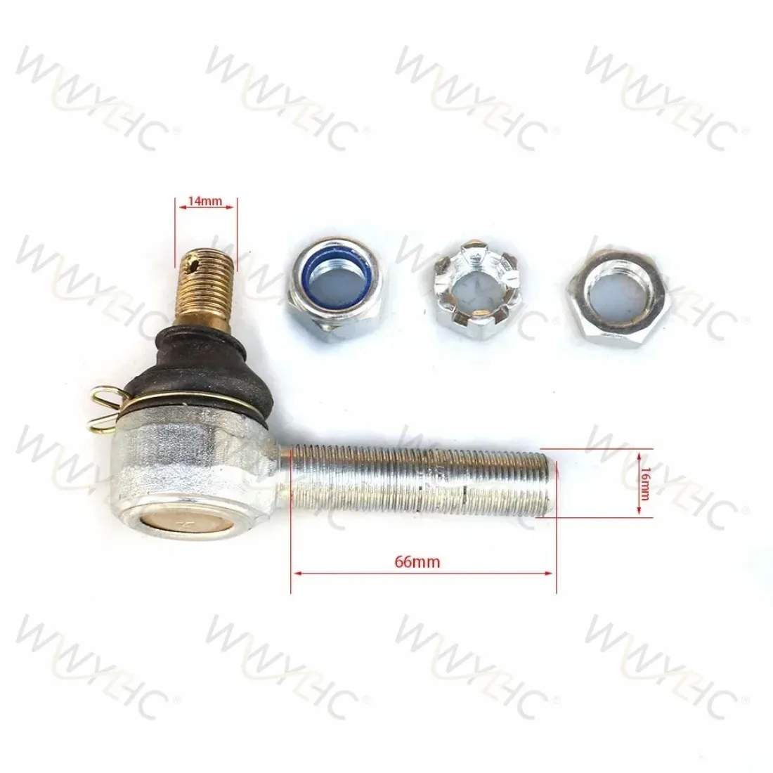 M12/M14 /M16 Tie Rod End Kits Ball Joint Fit For ATV 50cc 110cc 150cc 200cc 250cc 300cc Go Kart Karting Quads Bike Parts