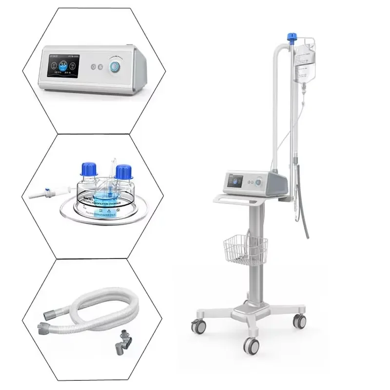 JQ-H7 Nasal Cannula High Flow Humidifier with Automatic Control and Max 70L 80L High Flow