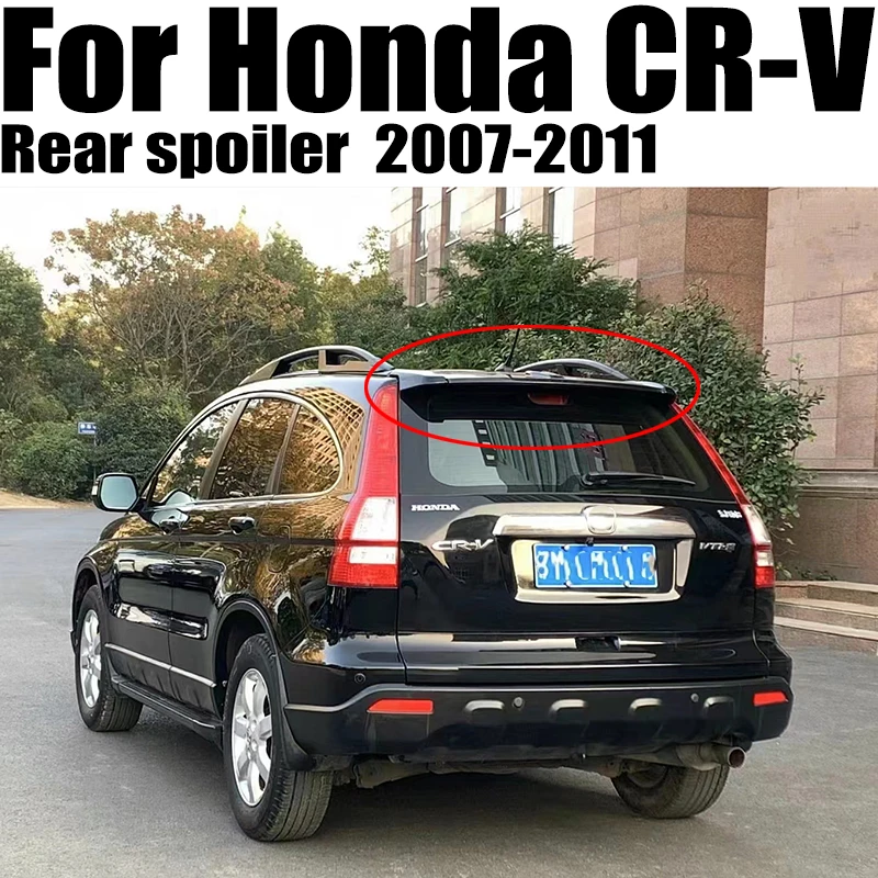 

Car Accessories Exterior ABS Plastic Unpainted Primer Rear Wing Spoiler Fit For Honda CRV CR-V 2007 2008 2009 2010 2011