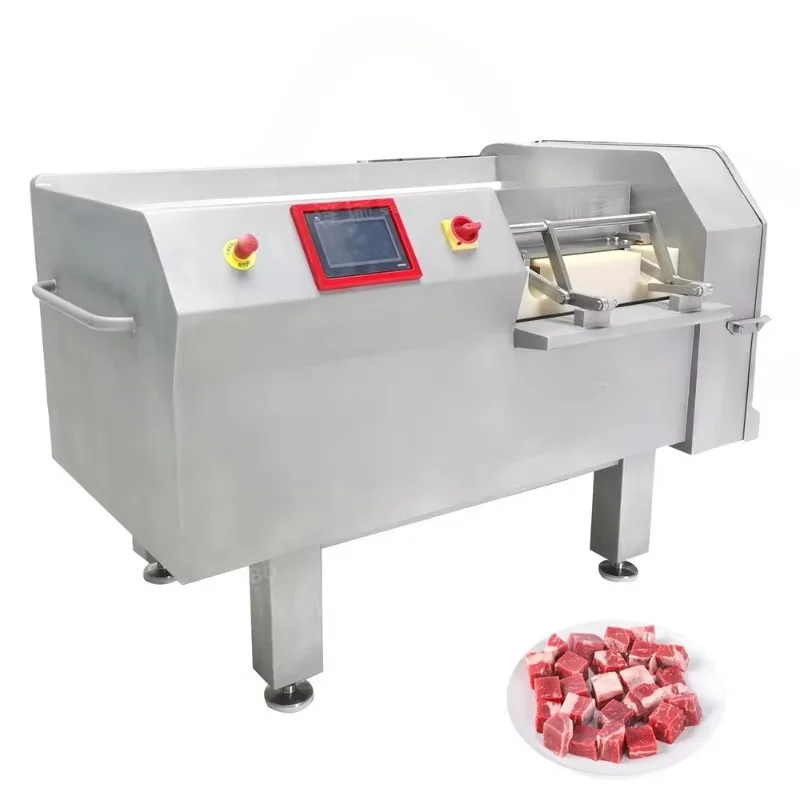 Automatic Meat Cubes Machine Slicer Sicer Machine Frozen Meat Cube Cut Machine